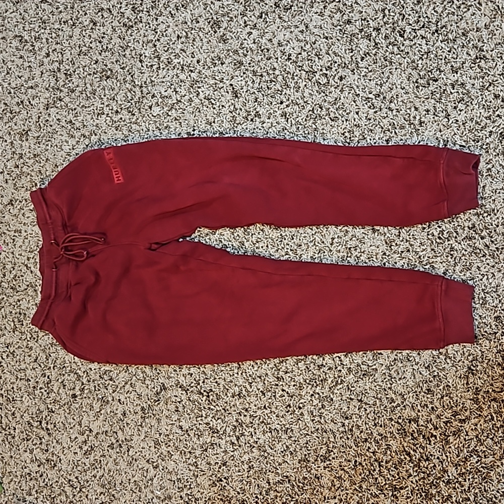 Women's Hurley Sweat pants burgundy